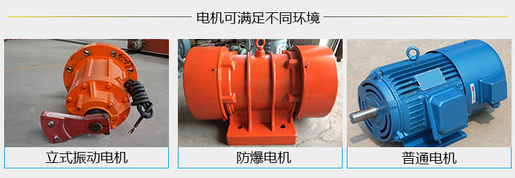 振動(dòng)篩分機(jī)電機(jī)種類(lèi)